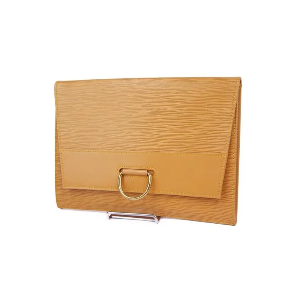 Louis Vuitton Epi Lena 32 Beige Clutch